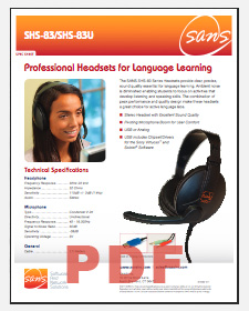SHS-83-headset-spec-sheet-brochure PDF